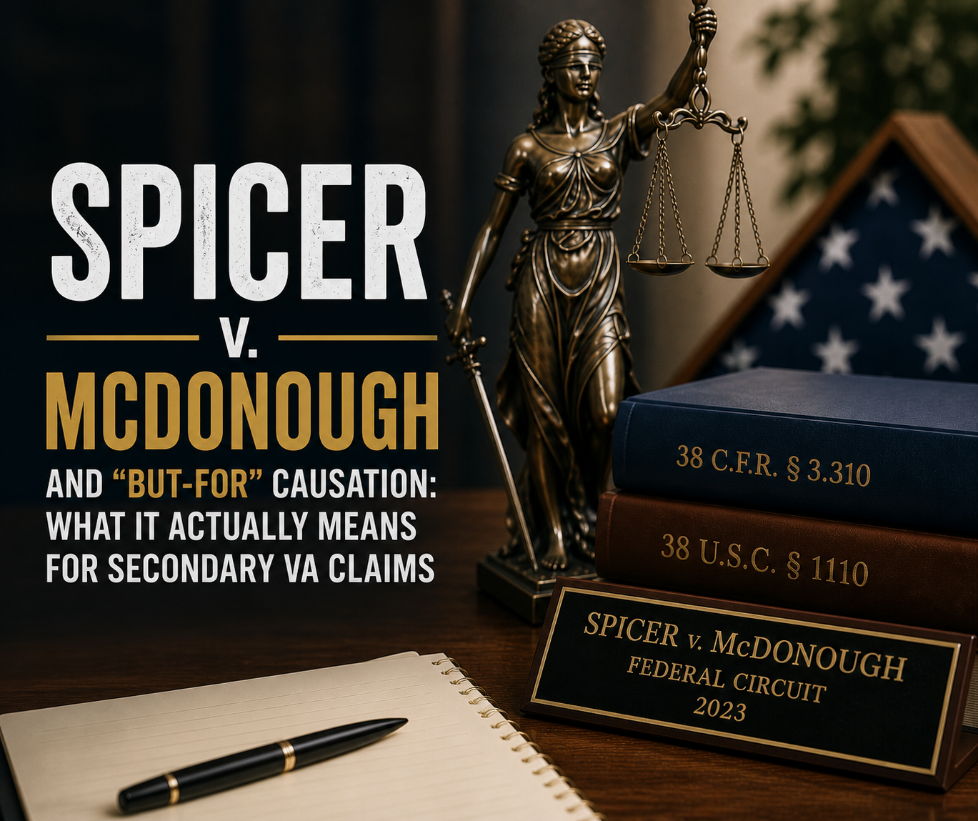 Spicer v. McDonough and “But-For” Causation: What It Actually Means for Secondary VA Claims