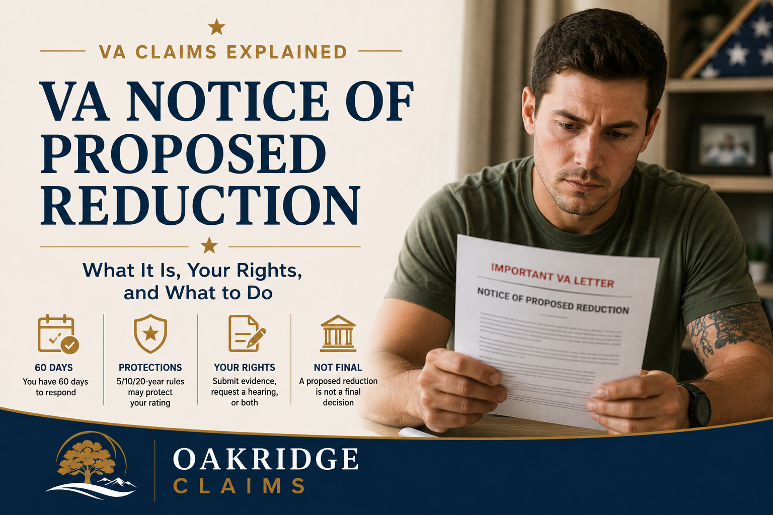 VA Notice of Proposed Reduction: What It Is, Your Rights, and What to Do